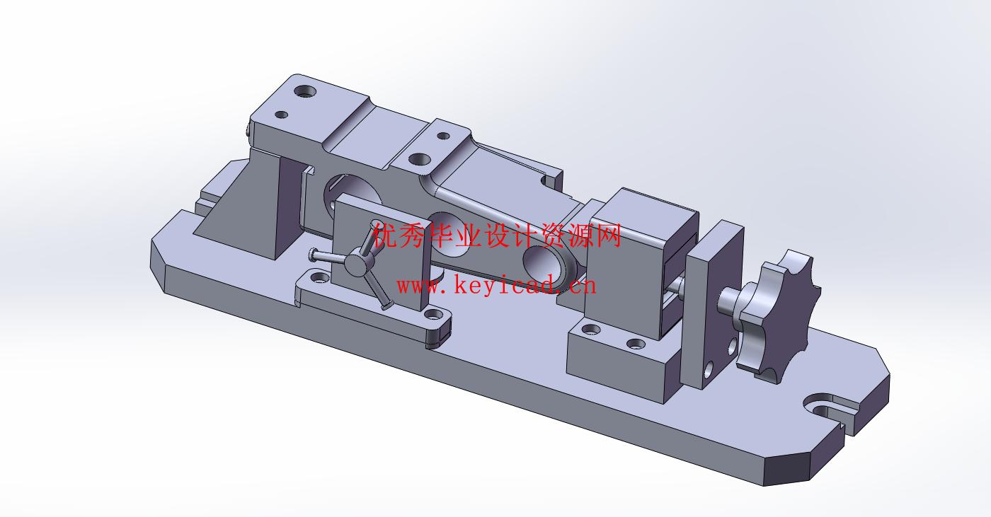 CA6140机床后托架铣底面夹具设计(附Solidworks模型、CAD图纸) CA6140机床后托架铣底面夹具设计(附Solidworks模型、CAD图纸)