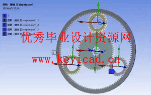 行星齿轮有限元仿真分析(附Solidworks模型) 行星齿轮有限元仿真分析(附Solidworks模型)