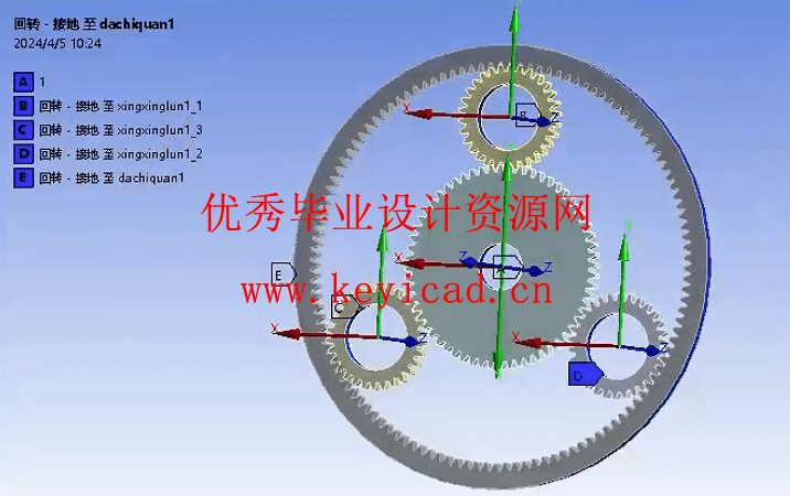 行星齿轮有限元仿真分析（附Solidworks模型）