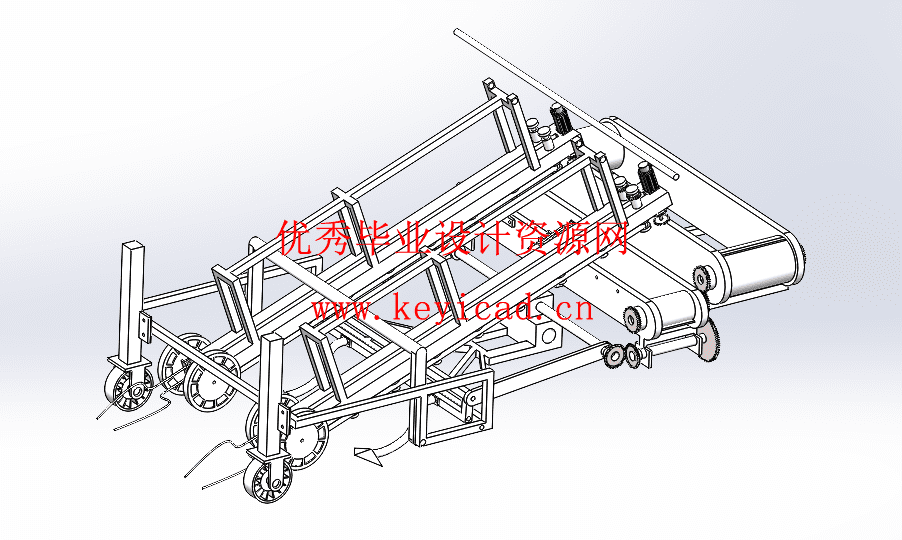 大蒜收获装置设计(附Solidworks模型、CAD图纸) 大蒜收获装置设计(附Solidworks模型、CAD图纸)