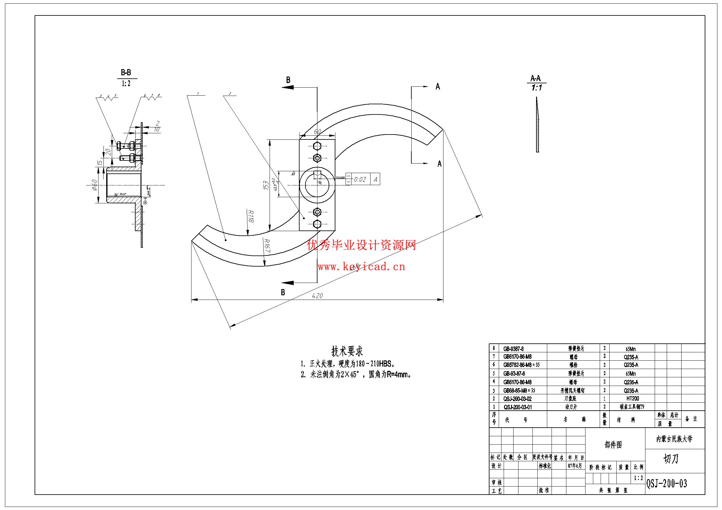 饲料破碎机结构设计(附Solidworks模型、CAD图纸) 饲料破碎机结构设计(附Solidworks模型、CAD图纸)
