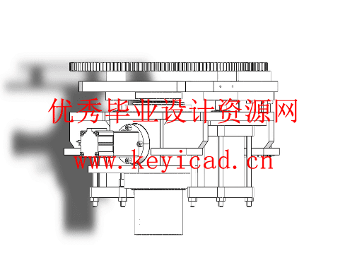 数控机床分度工作台设计(附运动动画仿真、Solidworks模型、CAD图纸) 数控机床分度工作台设计(附运动动画仿真、Solidworks模型、CAD图纸)