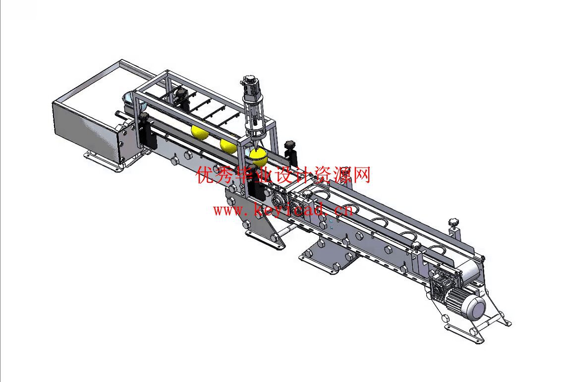 榴莲剥壳取肉生产线-清洗+破壳装置设计(附Solidworks模型、CAD图纸) 榴莲剥壳取肉生产线-清洗+破壳装置设计(附Solidworks模型、CAD图纸)
