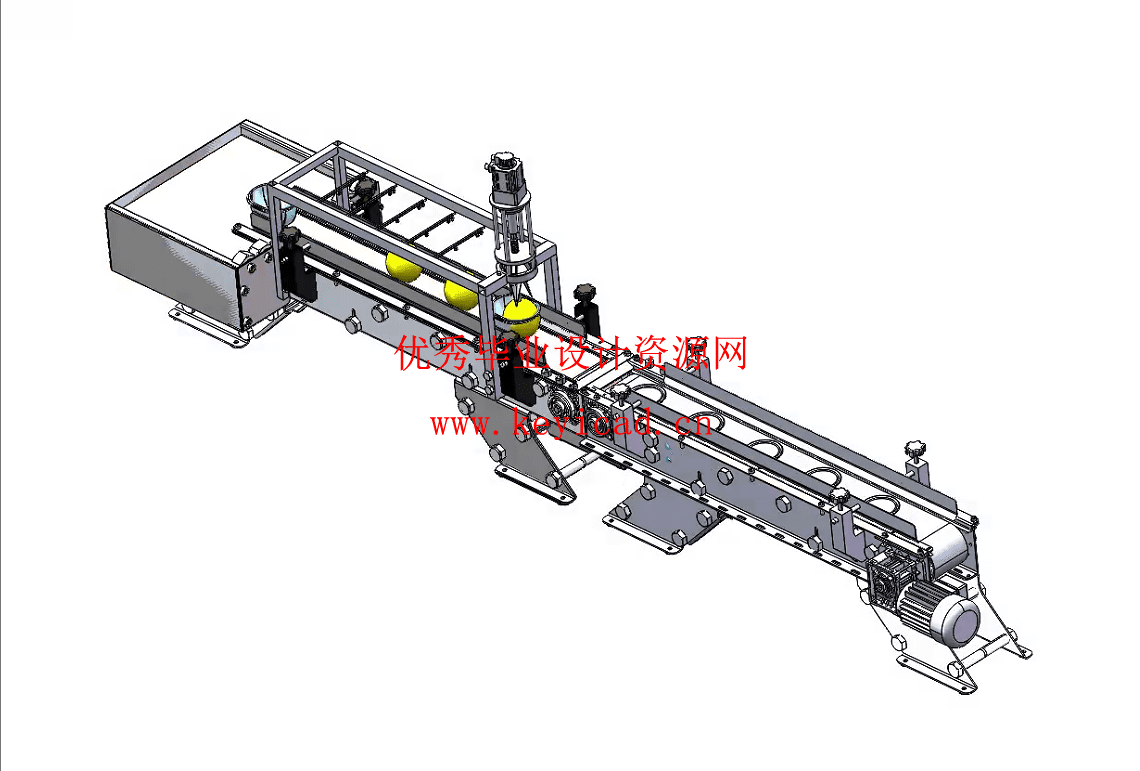 榴莲剥壳取肉生产线-清洗+破壳装置设计(附Solidworks模型、CAD图纸) 榴莲剥壳取肉生产线-清洗+破壳装置设计(附Solidworks模型、CAD图纸)