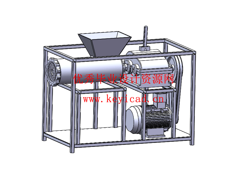 绞肉机结构设计(附Solidworks模型、CAD图纸) 绞肉机结构设计(附Solidworks模型、CAD图纸)
