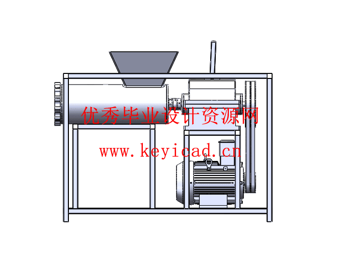 绞肉机结构设计(附Solidworks模型、CAD图纸) 绞肉机结构设计(附Solidworks模型、CAD图纸)