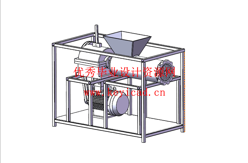 绞肉机结构设计(附Solidworks模型、CAD图纸) 绞肉机结构设计(附Solidworks模型、CAD图纸)