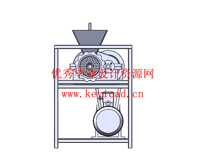 绞肉机结构设计(附Solidworks模型、CAD图纸) 绞肉机结构设计(附Solidworks模型、CAD图纸)