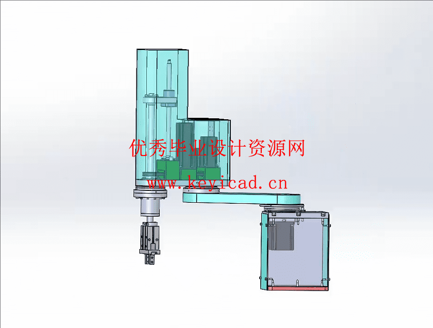 四自由度 scara机器人的结构设计(附Solidworks模型、CAD图纸) 四自由度 scara机器人的结构设计(附Solidworks模型、CAD图纸)
