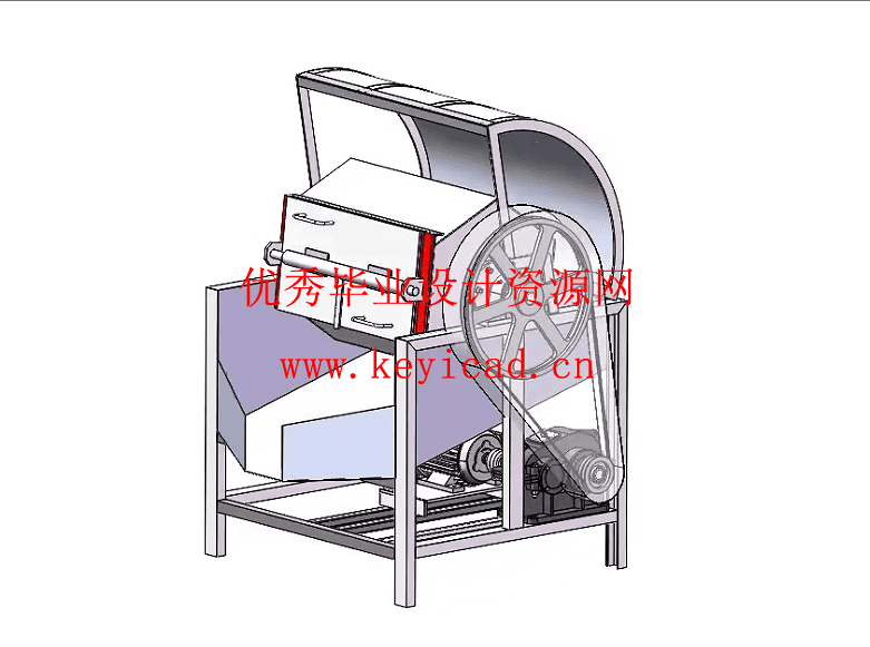 滚筒式抛光机的设计(附Solidworks模型、CAD图纸) 滚筒式抛光机的设计(附Solidworks模型、CAD图纸)