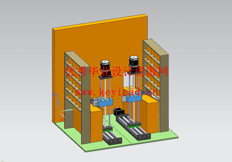 自动取药转运一体机的结构设计(附Solidworks模型、CAD图纸) 自动取药转运一体机的结构设计(附Solidworks模型、CAD图纸)