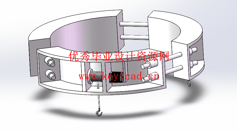 海上风机安装塔柱高空吊装平台设计(附有限元分析、Solidworks模型、CAD图纸) 海上风机安装塔柱高空吊装平台设计(附有限元分析、Solidworks模型、CAD图纸)