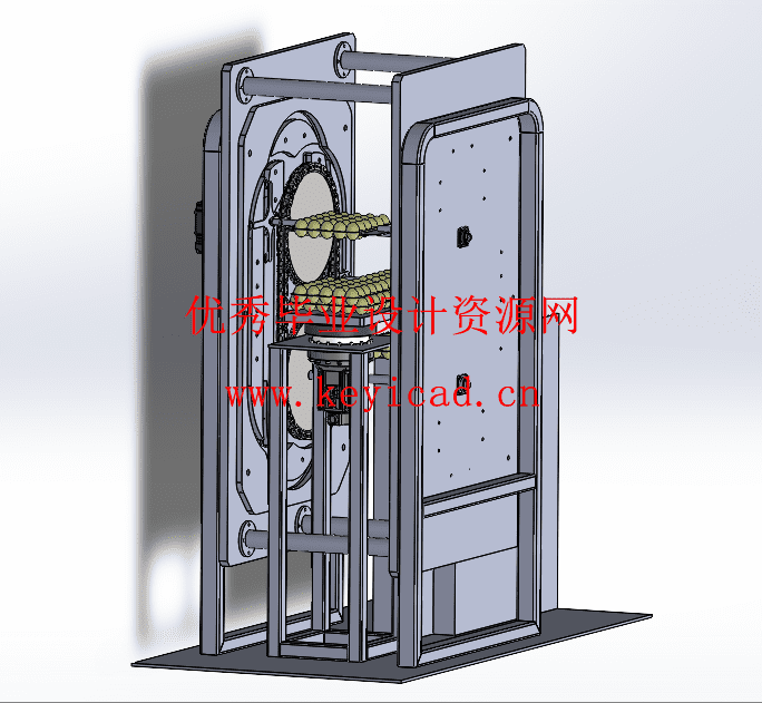 鸡蛋托盘堆叠机械设计(附PLC程序、Solidworks模型、CAD图纸) 鸡蛋托盘堆叠机械设计(附PLC程序、Solidworks模型、CAD图纸)