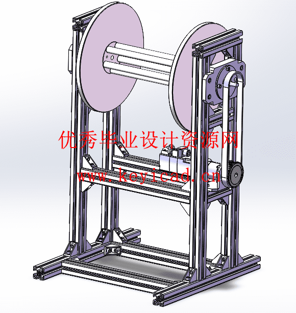 线缆回收装置设计(附有限元分析、Solidworks模型、CAD图纸) 线缆回收装置设计(附有限元分析、Solidworks模型、CAD图纸)