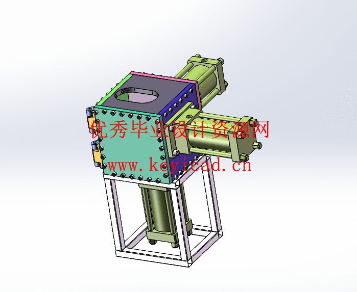 高地三维应力液压伺服装置设计（附Solidworks模型、CAD图纸）
