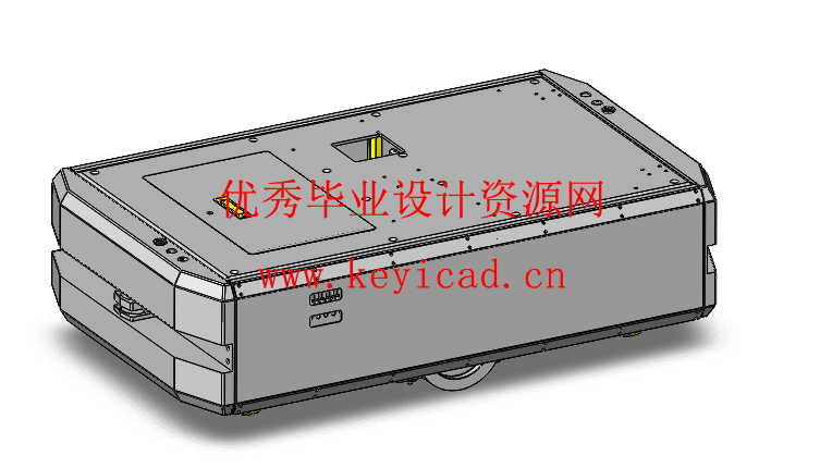 立体仓库式AGV小车底盘结构设计与仿真分析(附Solidworks模型、CAD图纸) 立体仓库式AGV小车底盘结构设计与仿真分析(附Solidworks模型、CAD图纸)