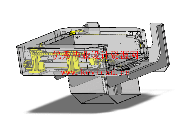 立体仓库式AGV小车旋转移载单元结构设计(附Solidworks模型、CAD图纸) 立体仓库式AGV小车旋转移载单元结构设计(附Solidworks模型、CAD图纸)