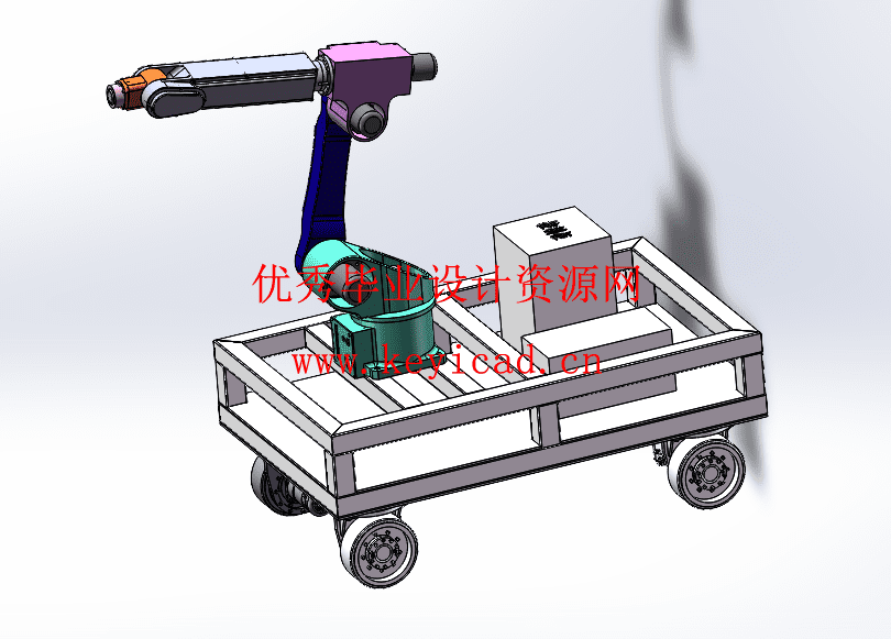 轮式移动机器人焊接工作站的设计与控制(附Solidworks模型、CAD图纸) 轮式移动机器人焊接工作站的设计与控制(附Solidworks模型、CAD图纸)