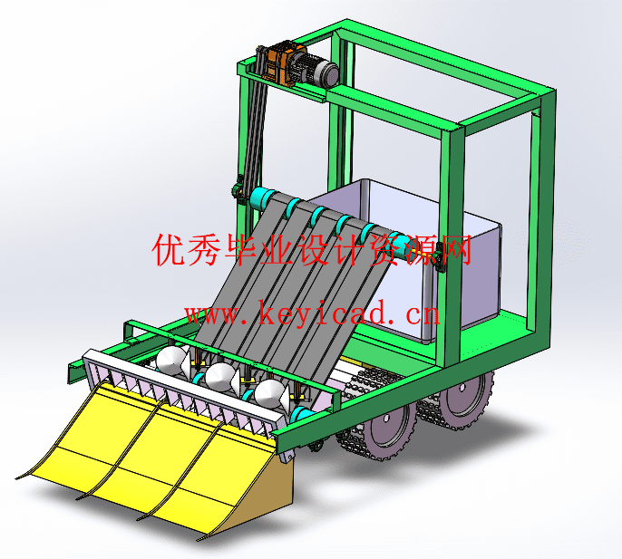 水稻起苗机苗盘分离机(附ANSYS仿真、Solidworks模型、CAD图纸) 水稻起苗机苗盘分离机(附ANSYS仿真、Solidworks模型、CAD图纸)