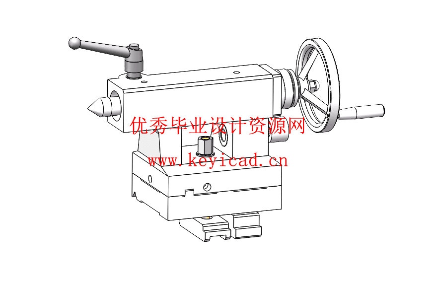 车床尾架结构设计与仿真(附Solidworks模型、CAD图纸) 车床尾架结构设计与仿真(附Solidworks模型、CAD图纸)