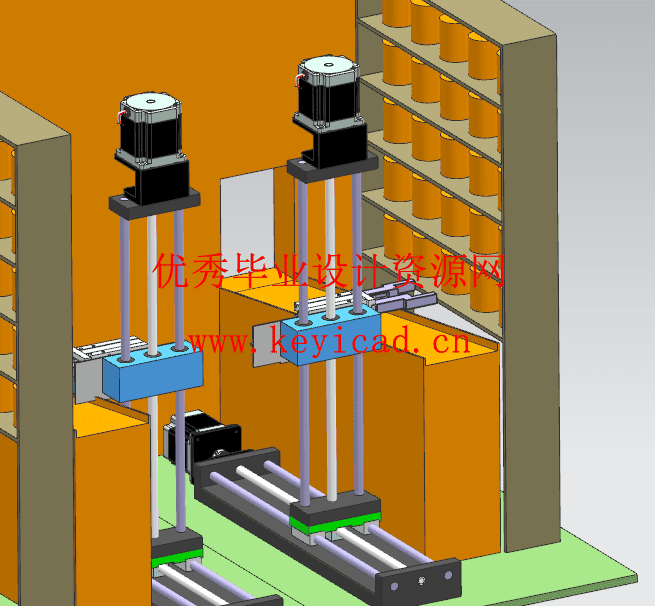 自动取药转运一体机的结构设计(附Solidworks模型、CAD图纸) 自动取药转运一体机的结构设计(附Solidworks模型、CAD图纸)