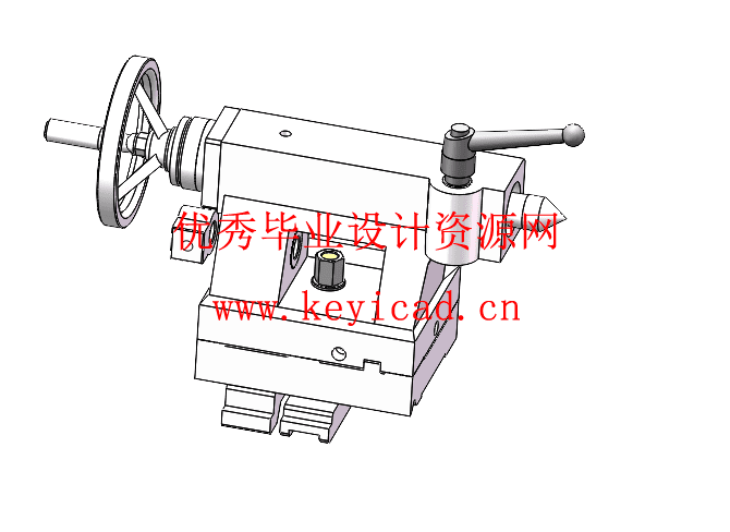 车床尾架结构设计与仿真(附Solidworks模型、CAD图纸) 车床尾架结构设计与仿真(附Solidworks模型、CAD图纸)