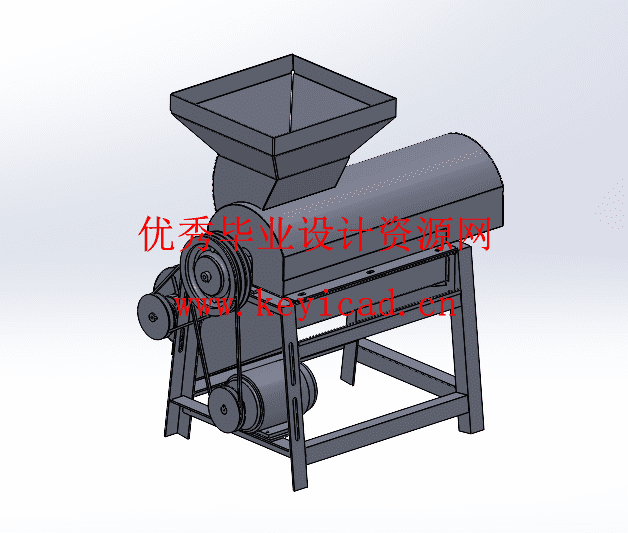 玉米脱粒机设计(附外文翻译、Solidworks模型、CAD图纸) 玉米脱粒机设计(附外文翻译、Solidworks模型、CAD图纸)