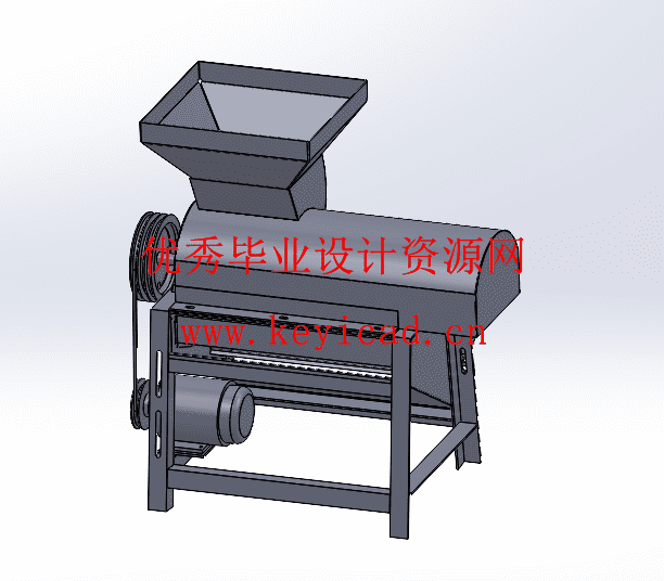 玉米脱粒机设计(附外文翻译、Solidworks模型、CAD图纸) 玉米脱粒机设计(附外文翻译、Solidworks模型、CAD图纸)