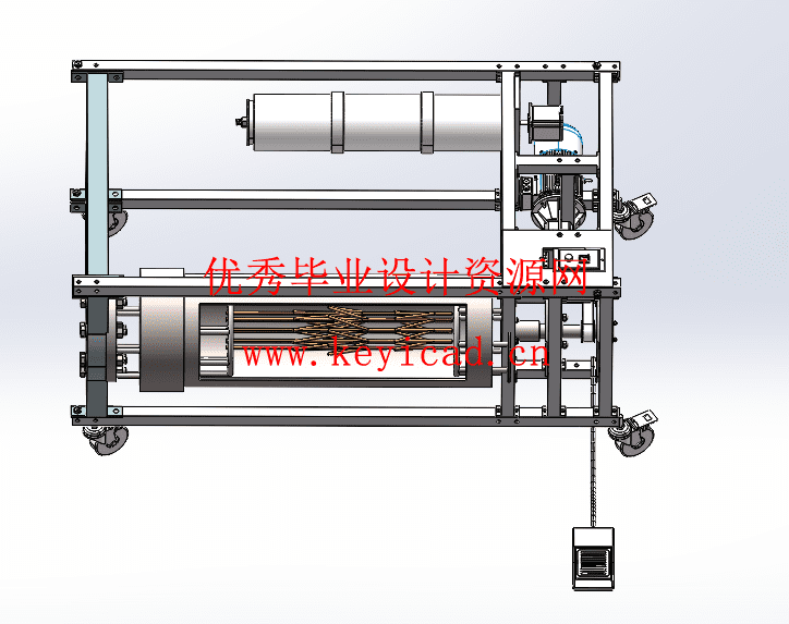 禾苗缠绕机设计(附Solidworks模型、CAD图纸) 禾苗缠绕机设计(附Solidworks模型、CAD图纸)