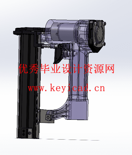 三级增压无内能射钉枪设计(附开题报告、Solidworks模型、CAD图纸) 三级增压无内能射钉枪设计(附开题报告、Solidworks模型、CAD图纸)