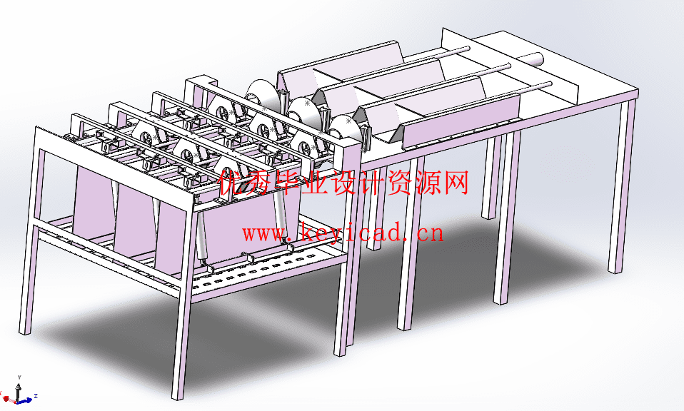 富贵竹剥叶装置设计(附ANSYS仿真、Solidworks模型、CAD图纸) 富贵竹剥叶装置设计(附ANSYS仿真、Solidworks模型、CAD图纸)