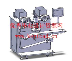 烧饼自动生产机三维设计及模拟仿真设计(附Solidworks模型、CAD图纸) 烧饼自动生产机三维设计及模拟仿真设计(附Solidworks模型、CAD图纸)