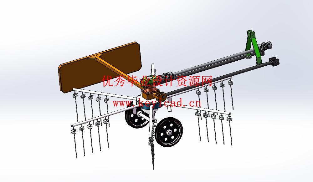 旋转式搂草机设计(附Solidworks模型、CAD图纸) 旋转式搂草机设计(附Solidworks模型、CAD图纸)