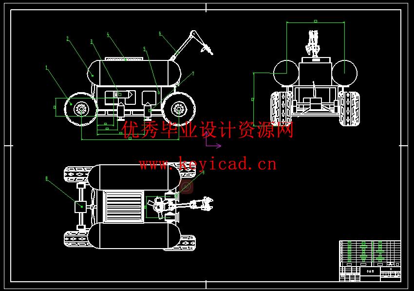 水底垃圾清理机器人设计(附Solidworks模型、CAD图纸) 水底垃圾清理机器人设计(附Solidworks模型、CAD图纸)