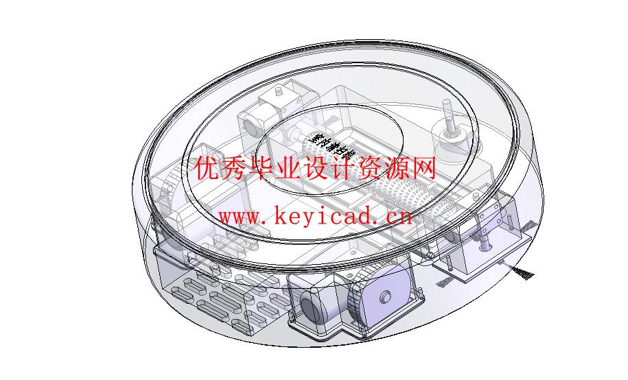 室内清扫机设计(附Solidworks模型、CAD图纸) 室内清扫机设计(附Solidworks模型、CAD图纸)