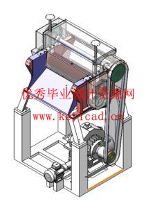甘蔗榨汁机三维建模(附Solidworks模型、CAD图纸) 甘蔗榨汁机三维建模(附Solidworks模型、CAD图纸)