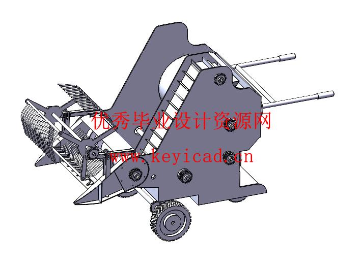 水稻微耕机结构设计(附Solidworks模型、CAD图纸) 水稻微耕机结构设计(附Solidworks模型、CAD图纸)