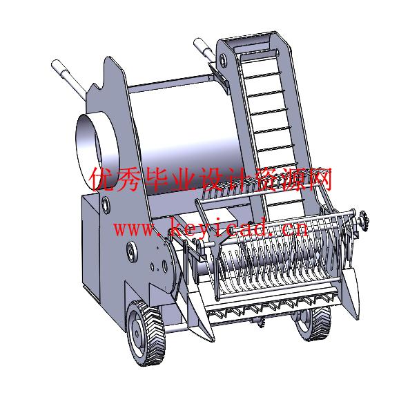 水稻微耕机结构设计(附Solidworks模型、CAD图纸) 水稻微耕机结构设计(附Solidworks模型、CAD图纸)