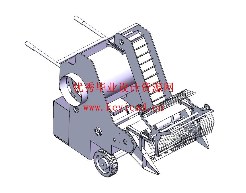 水稻微耕机结构设计(附Solidworks模型、CAD图纸) 水稻微耕机结构设计(附Solidworks模型、CAD图纸)