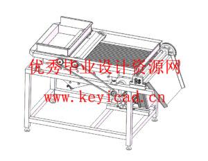 毛豆去皮机结构设计(附Solidworks模型、CAD图纸) 毛豆去皮机结构设计(附Solidworks模型、CAD图纸)