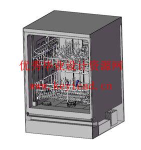 家用洗碗机结构设计(附Solidworks模型、CAD图纸) 家用洗碗机结构设计(附Solidworks模型、CAD图纸)