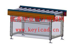 滚筒式输送设备的设计(附Solidworks模型、CAD图纸) 滚筒式输送设备的设计(附Solidworks模型、CAD图纸)