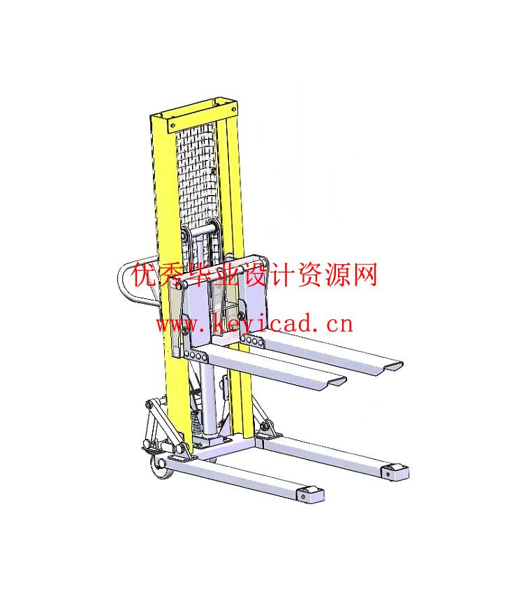 轻型货车随车升降叉车设计(附Solidworks模型、CAD图纸) 轻型货车随车升降叉车设计(附Solidworks模型、CAD图纸)