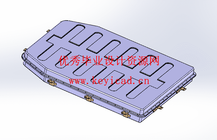 电动汽车电池箱结构优化与设计(附ANSYS仿真、Solidworks模型、CAD图纸) 电动汽车电池箱结构优化与设计(附ANSYS仿真、Solidworks模型、CAD图纸)