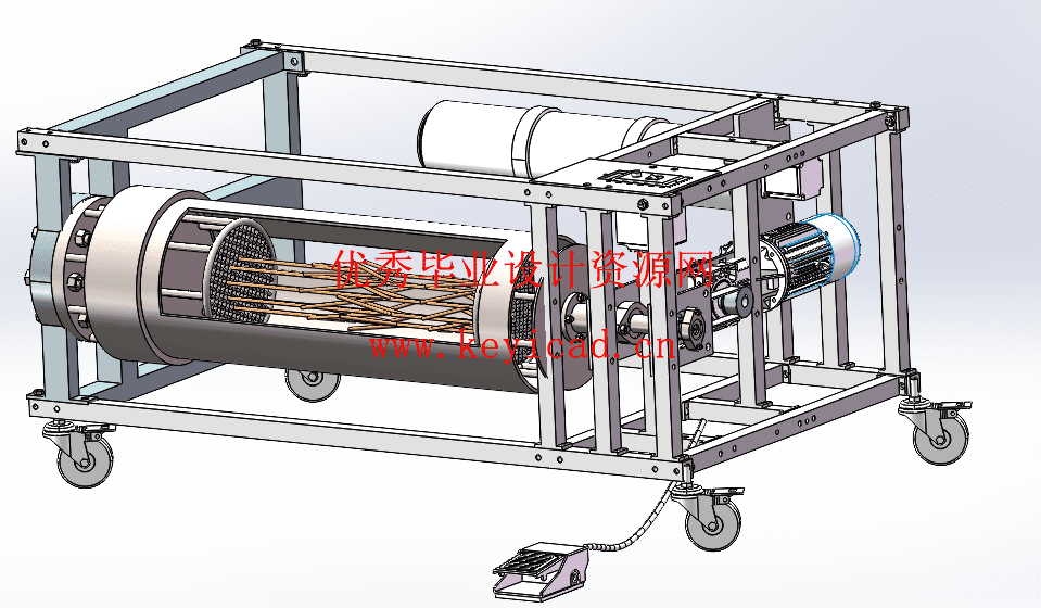 禾苗缠绕机设计(附Solidworks模型、CAD图纸) 禾苗缠绕机设计(附Solidworks模型、CAD图纸)