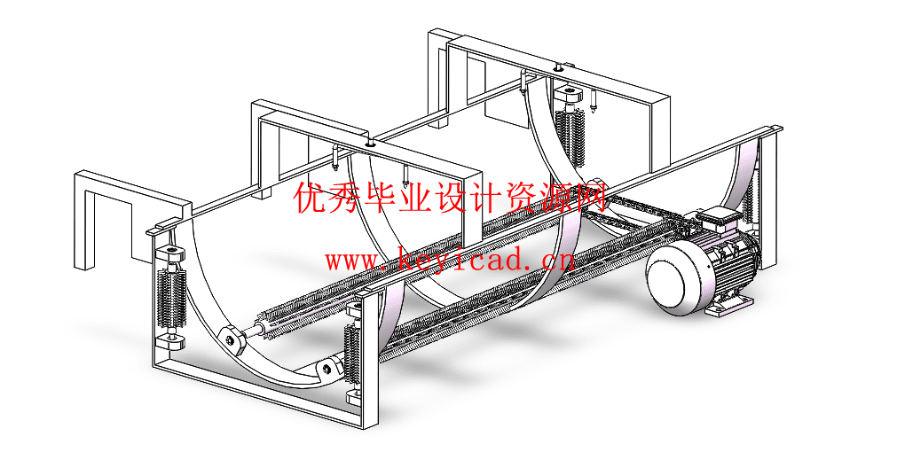 养殖网笼清洗装置(附Solidworks模型、CAD图纸) 养殖网笼清洗装置(附Solidworks模型、CAD图纸)