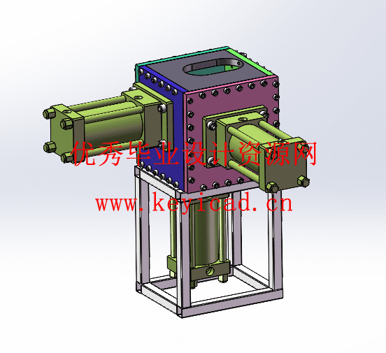 高地三维应力液压伺服装置设计(附Solidworks模型、CAD图纸) 高地三维应力液压伺服装置设计(附Solidworks模型、CAD图纸)