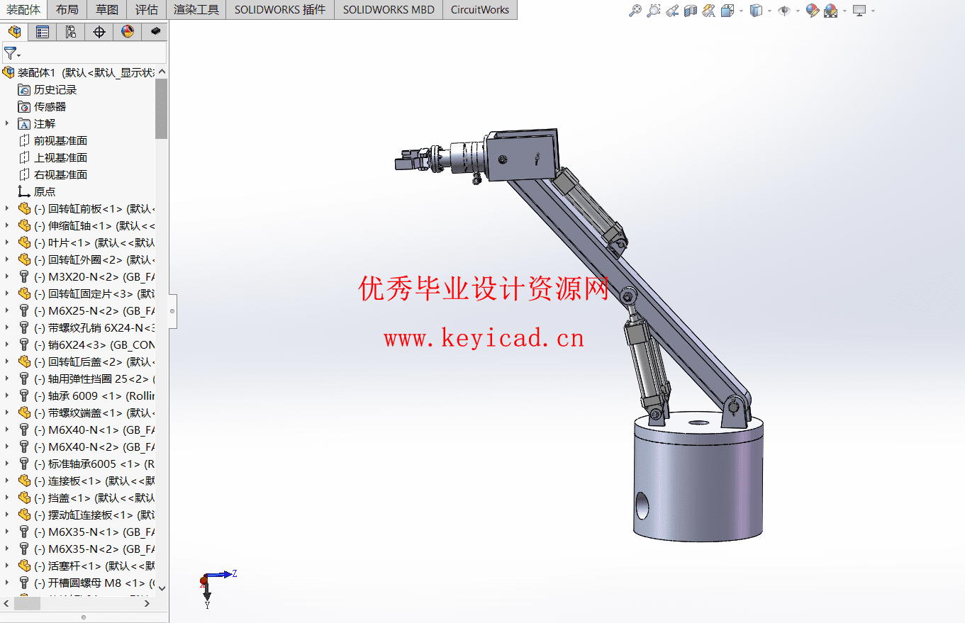 R175柴油机机体自动加工线上多功能液压机械手设计(附Solidworks模型、SW图纸、文献翻译、开题报告) R175柴油机机体自动加工线上多功能液压机械手设计(附Solidworks模型、SW图纸、文献翻译、开题报告)