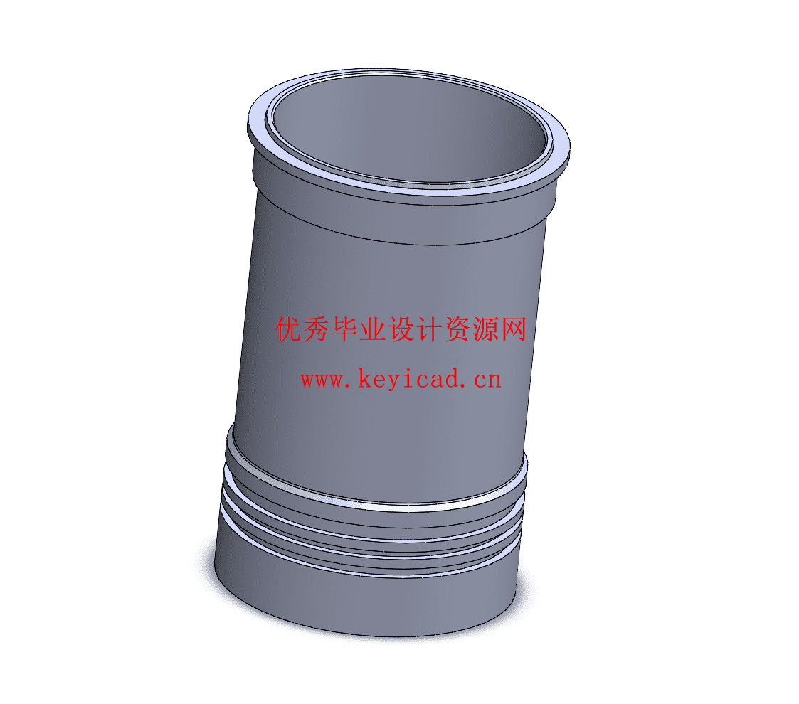 发动机冷却缸套的优化设计与仿真分析(附SolidWorks模型、CAD图纸、ANSYS仿真源文件) 发动机冷却缸套的优化设计与仿真分析(附SolidWorks模型、CAD图纸、ANSYS仿真源文件)