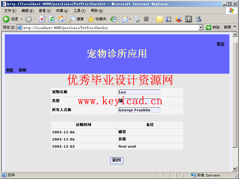 jsp+sql宠物诊所系统设计(附源码) jsp+sql宠物诊所系统设计(附源码)